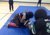 Marie Clarac, 2 vs 1, May 2017, hands-on women's self-defence course