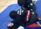 Marie Clarac, 2 vs 1, May 2017, hands-on women's self-defence course