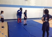 Marie Clarac, April 2017 - self defence course