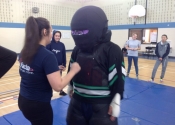 Marie Clarac, April 2017 - self defence course