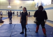 Marie Clarac, May 2017 Self defence vs knife