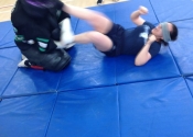 Marie Clarac, May 2017. Self defence ground fighting training