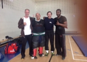 Marie clarac - last class today. Simulators Philip, George, Robert, Junior,