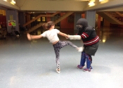 Pierrefonds Day Camps. Children's self-defence workshop. July 2018