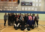 Sacred Heart School. Mom and teen hands-on self-defence workshop. April 14, 2018 A wonderful, eye opening experience for all participants