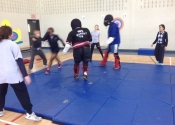 The tiger is about to pounce. 2 vs 1 Marie Clarac