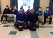 St. Lazare 'hands-on' self-defence workshop for teenagers. Gave the workshop with my son Nicolas Manoli. What a joy to pass on the passion to your kids. Saturday, March 12, 2022