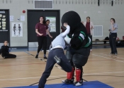 Assault prevention course at Marie Clarac School