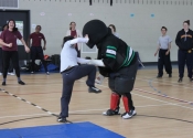 Assault prevention course at Marie Clarac School